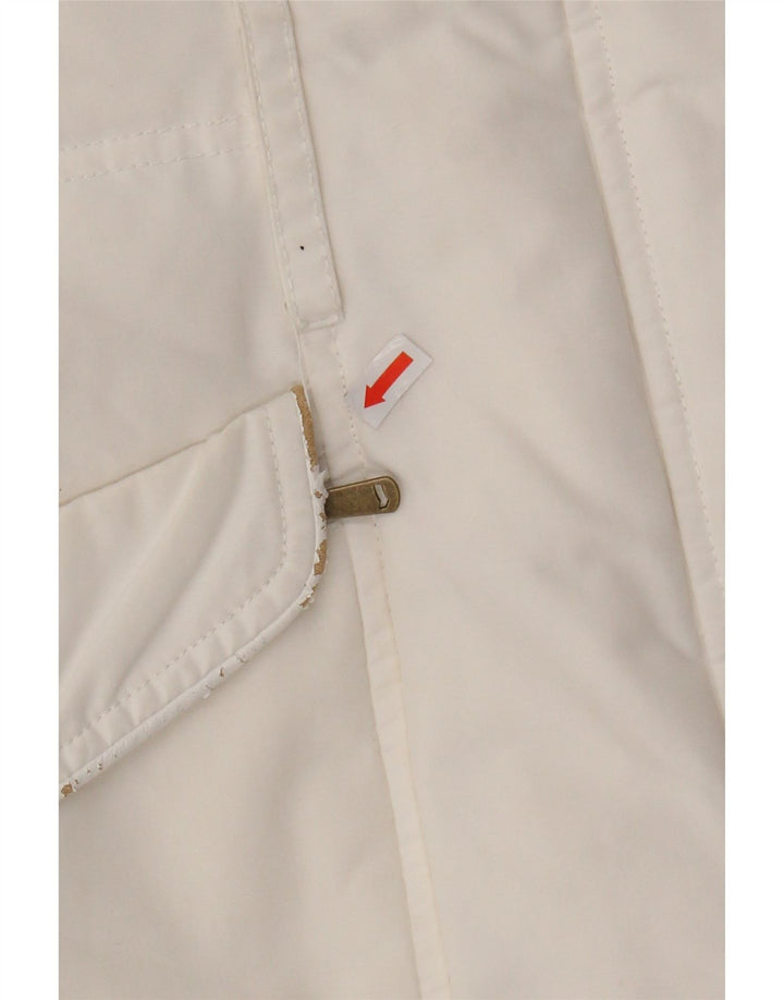 GAS Womens Padded Coat IT 38 XS White Cotton Vintage Gas and Second-Hand Gas from Messina Hembry 