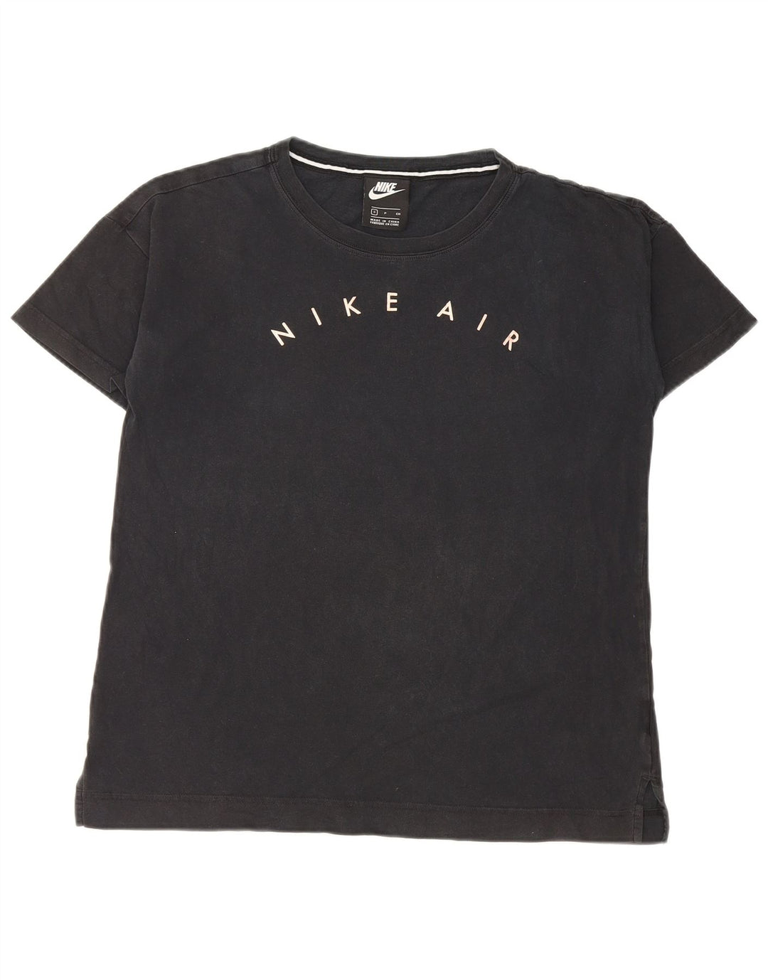 Camiseta Nike Feminina Graphic Top UK 10 Pequena Preta