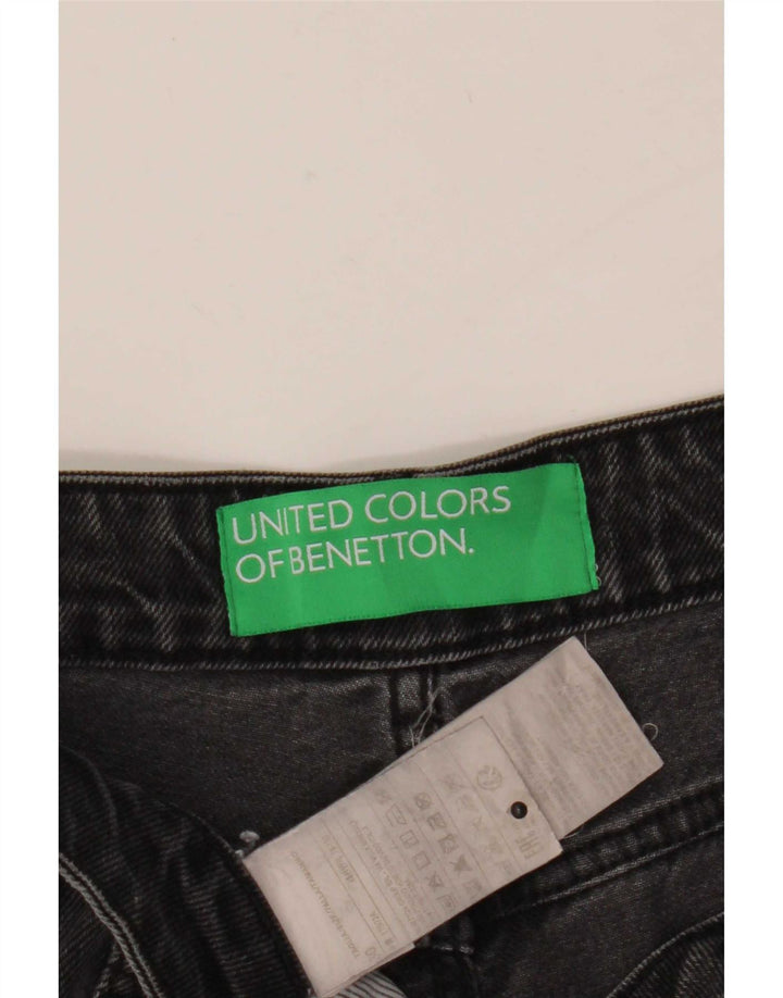 Benetton Jeans Tapered Feminino W30 L27 Algodão Cinza