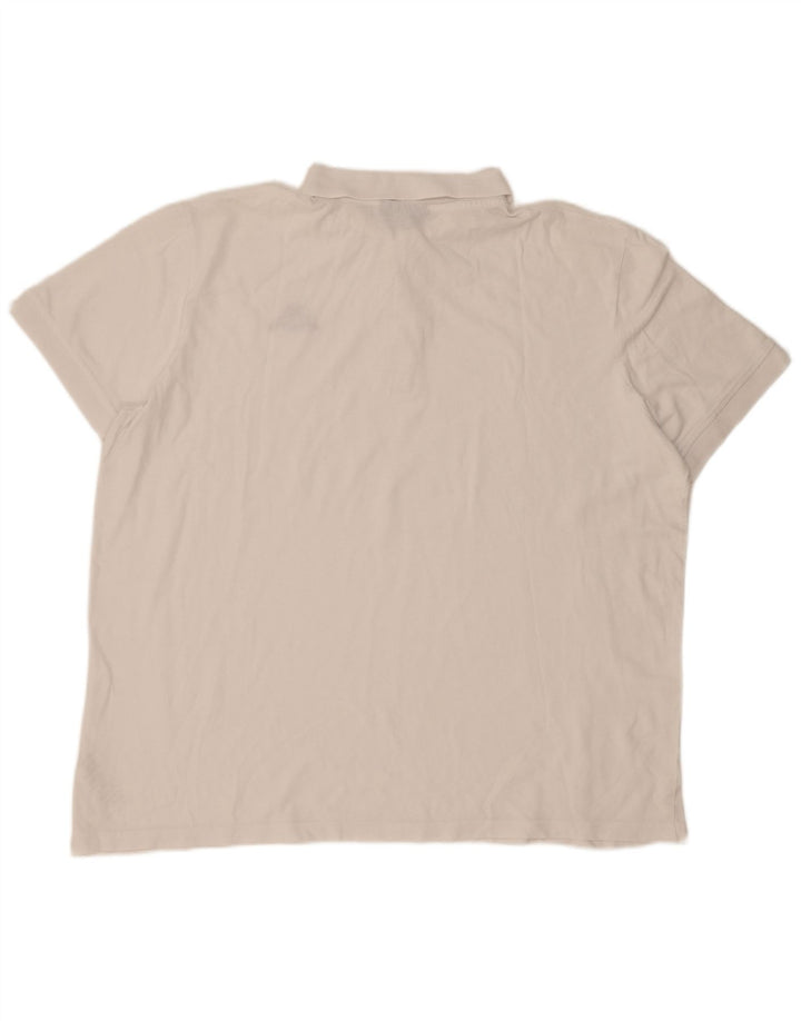 Camisa polo masculina Kappa 2XL algodão branco