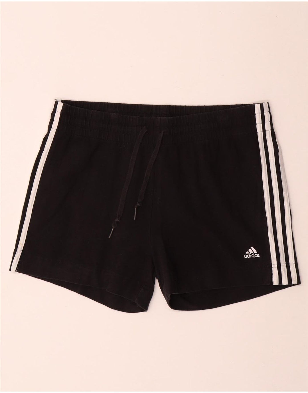 Shorts esportivos femininos ADIDAS UK 16/18 grandes pretos
