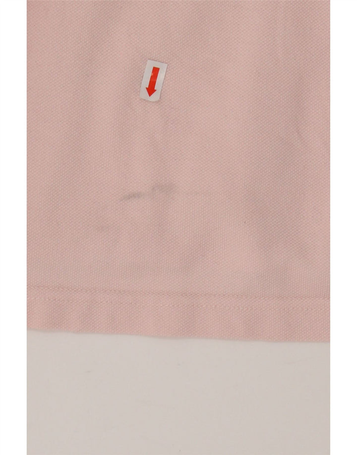 Camisa polo masculina TOMMY HILFIGER grande algodão rosa