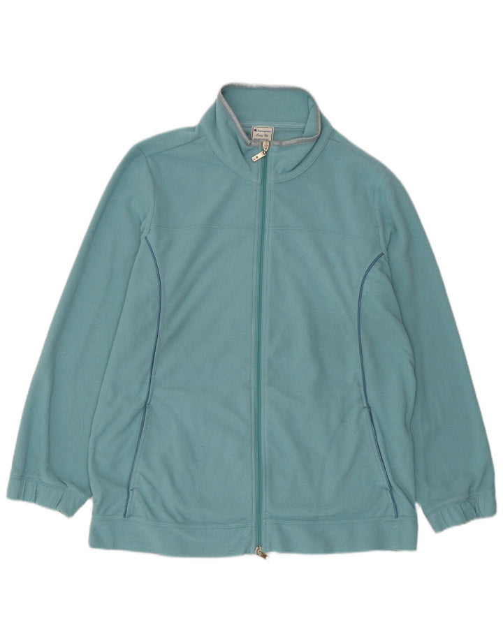 Jaqueta feminina de lã Champion Easy Fit UK 20 2XL azul poliéster