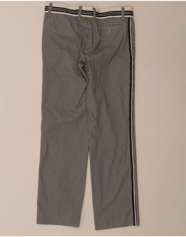 Dolce & Gabbana Mens Chino Trousers IT 46 Small W32 L32 Black Striped