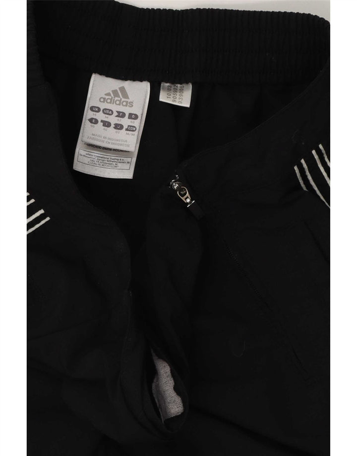 Calça de treino feminina Adidas UK 14 poliéster preto médio