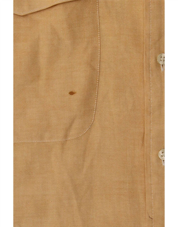 Camisa masculina Tommy Hilfiger grande algodão amarelo