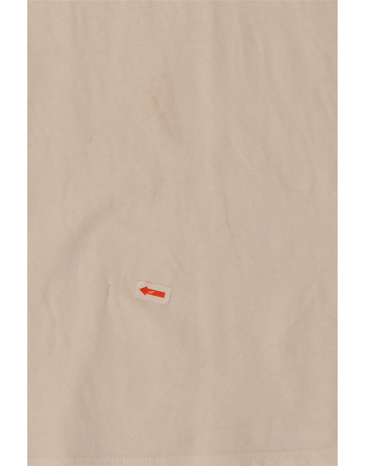 Guess Camiseta masculina gráfica Top médio branco