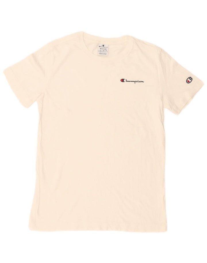 Camiseta feminina Champion UK 12 médio branco