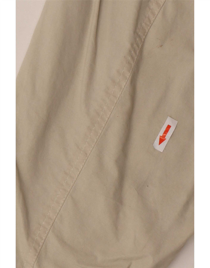 Jaqueta bomber masculina vintage UK 38 algodão bege médio