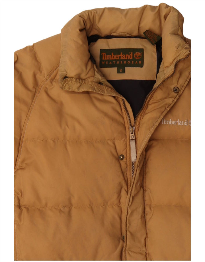 Jaqueta Timberland Masculina Weathergear Oversized Acolchoada Reino Unido 36 Pequeno Amarelo