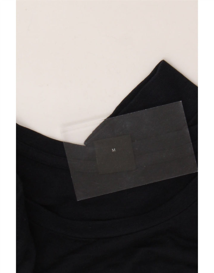 HUGO BOSS Top masculino de manga comprida médio algodão listrado azul marinho