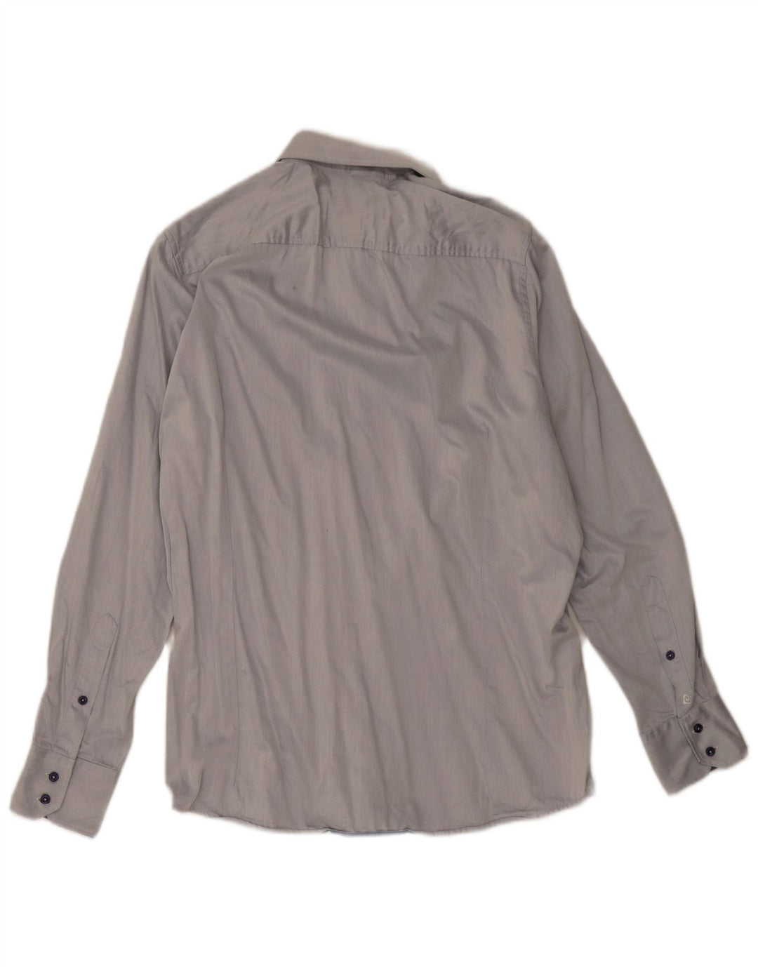 Camisa masculina Pierre Cardin tamanho 42 grande algodão cinza