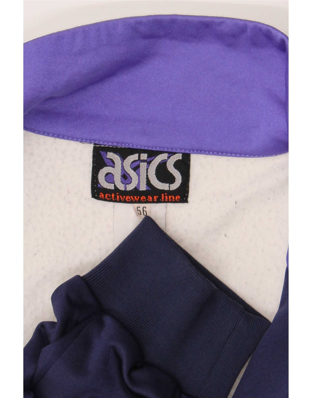 Asics Masculino Graphic Tracksuit Top Jacket IT 56 XL Azul marinho Colourblock