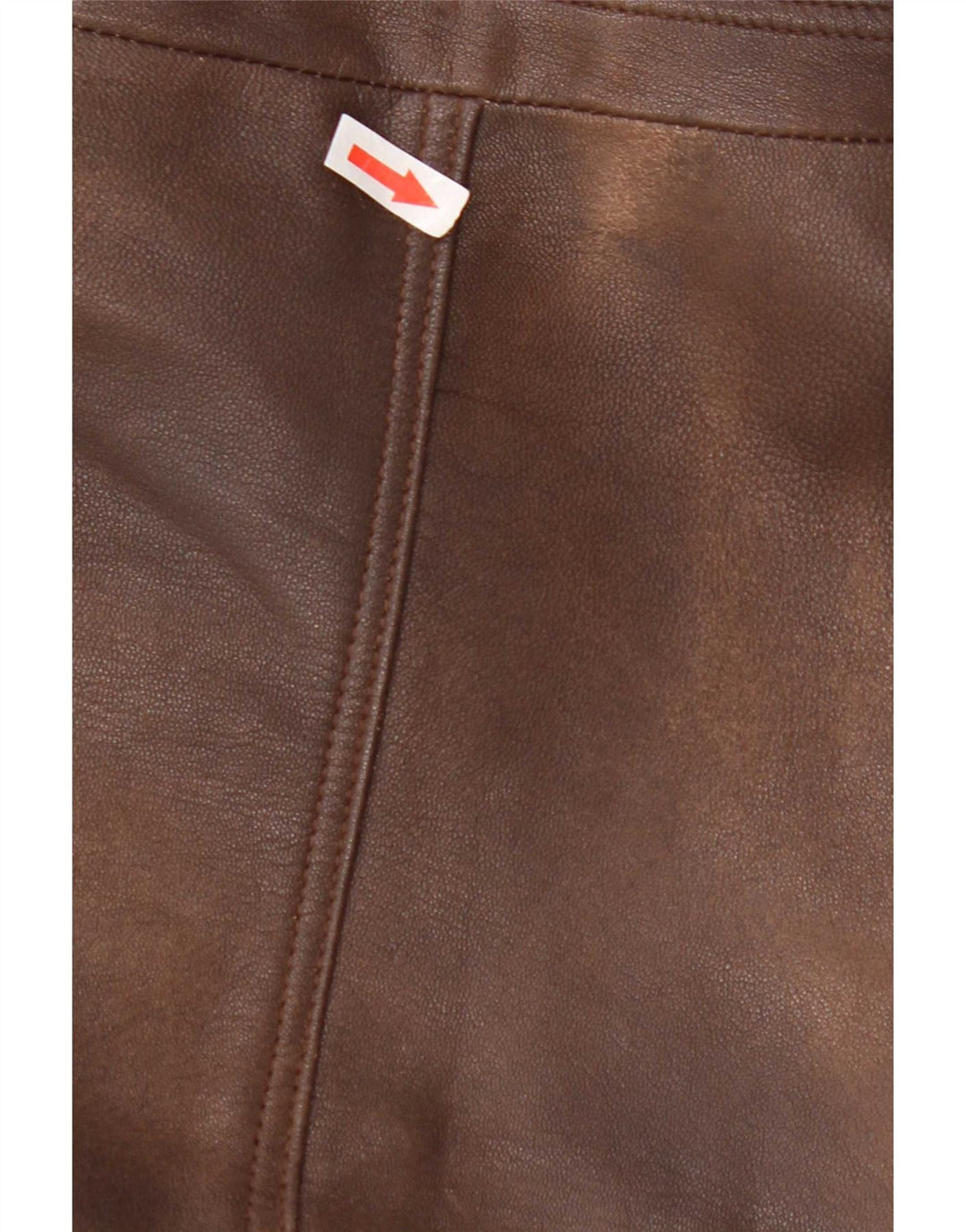 Jaqueta de couro masculina vintage UK 38 marrom médio