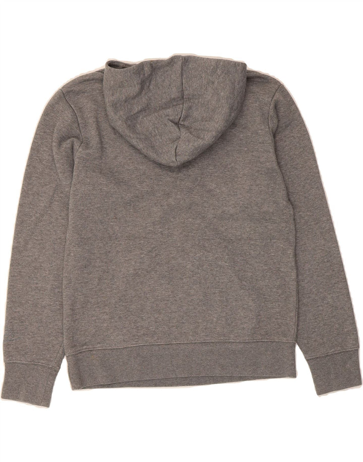 JORDAN Boys Hoodie Jumper 12-13 Years Large Grey Cotton Vintage Jordan and Second-Hand Jordan from Messina Hembry 