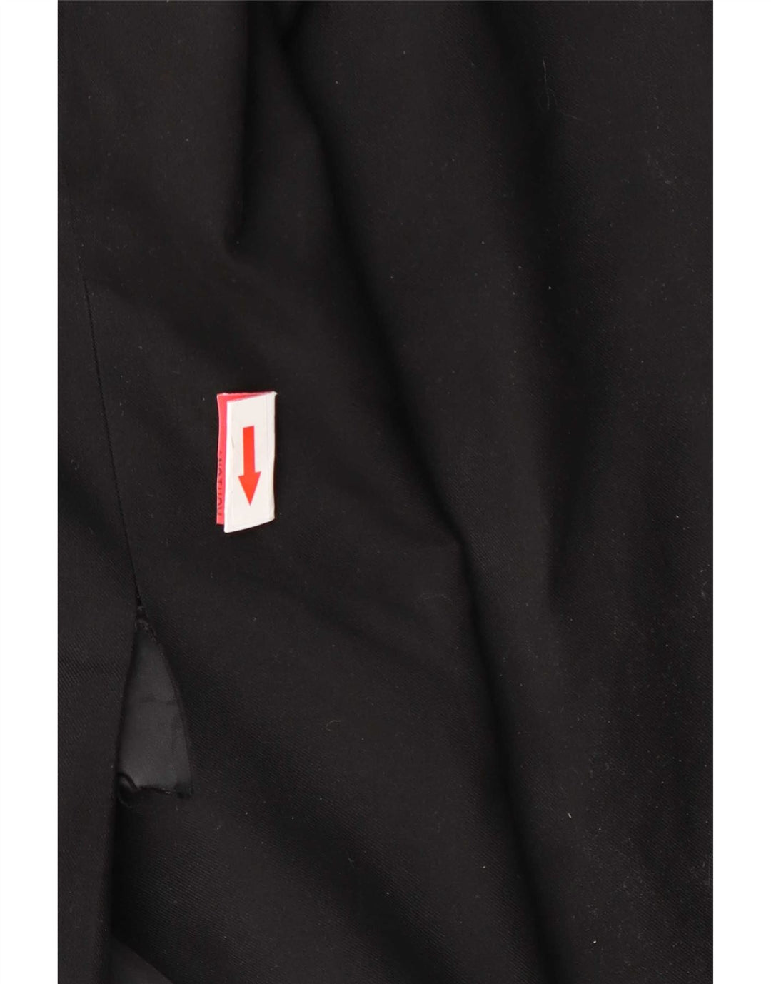 Jaqueta blazer masculina de 2 botões Marks & Spencer Reino Unido 40 poliéster preto médio