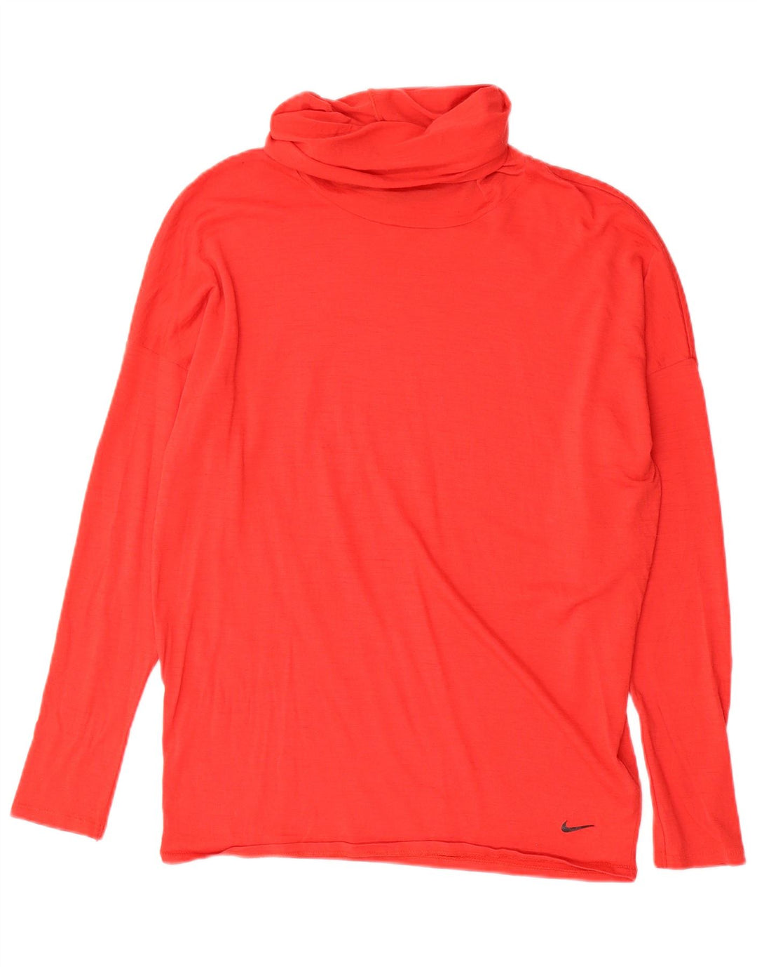 Nike Mens Dri Fit Top Manga Longa Lã Vermelha Média