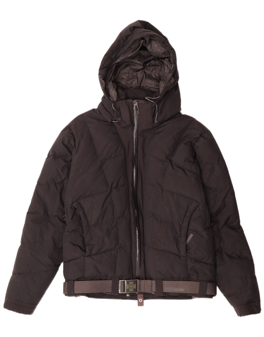 Jaqueta masculina acolchoada com capuz Helly Hansen Reino Unido 38 nylon preto médio