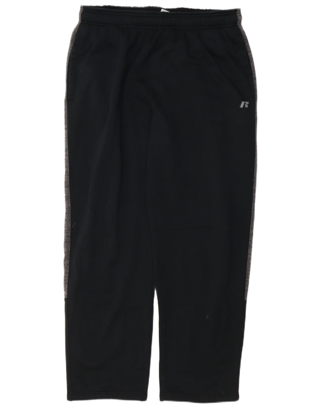 Calça de treino masculina RUSSELL ATLÉTICA grande preto colorblock poliéster