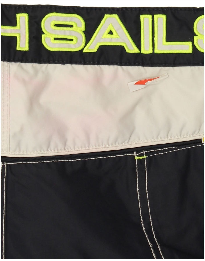 Shorts de natação masculino North Sails Gold Edition W32 médio azul marinho