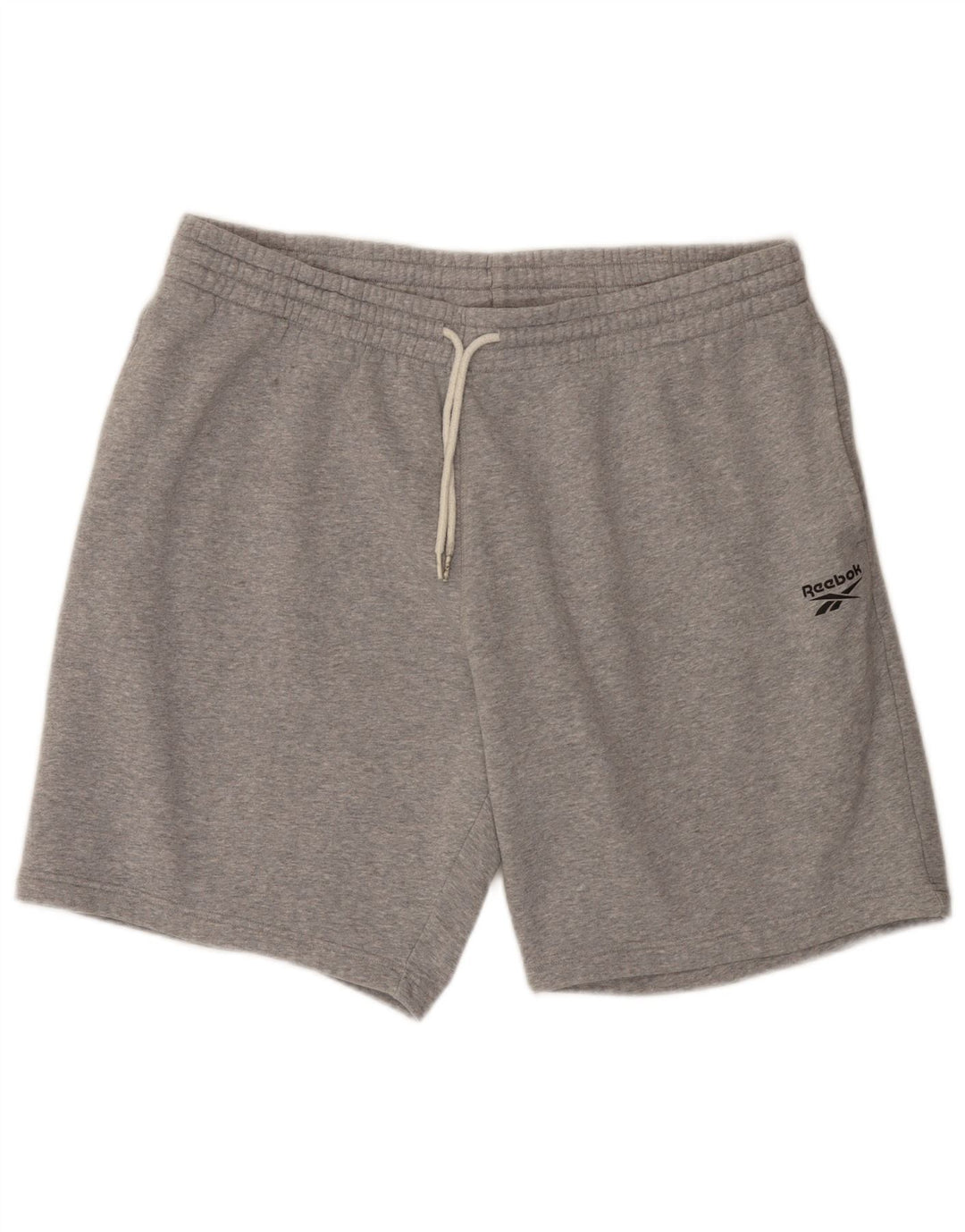 Shorts esportivos masculinos Reebok 2XL algodão manchado cinza