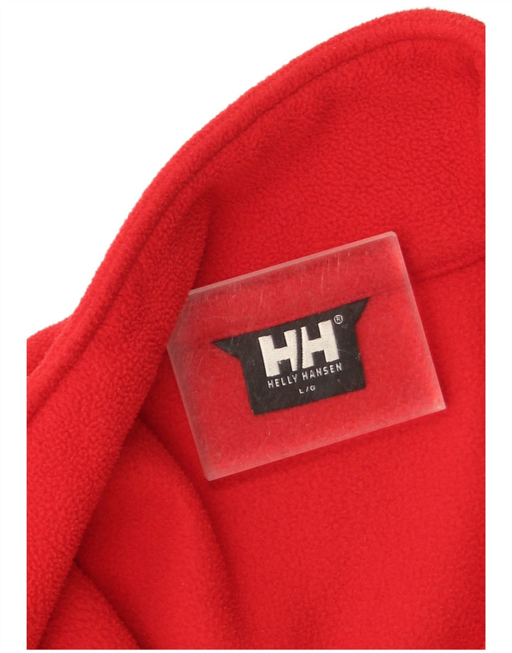 Jaqueta de lã masculina Helly Hansen UK 40 grande poliéster vermelho