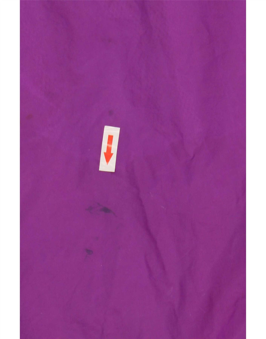 Jaqueta de chuva masculina vintage UK 44 2XL poliamida colorblock roxa