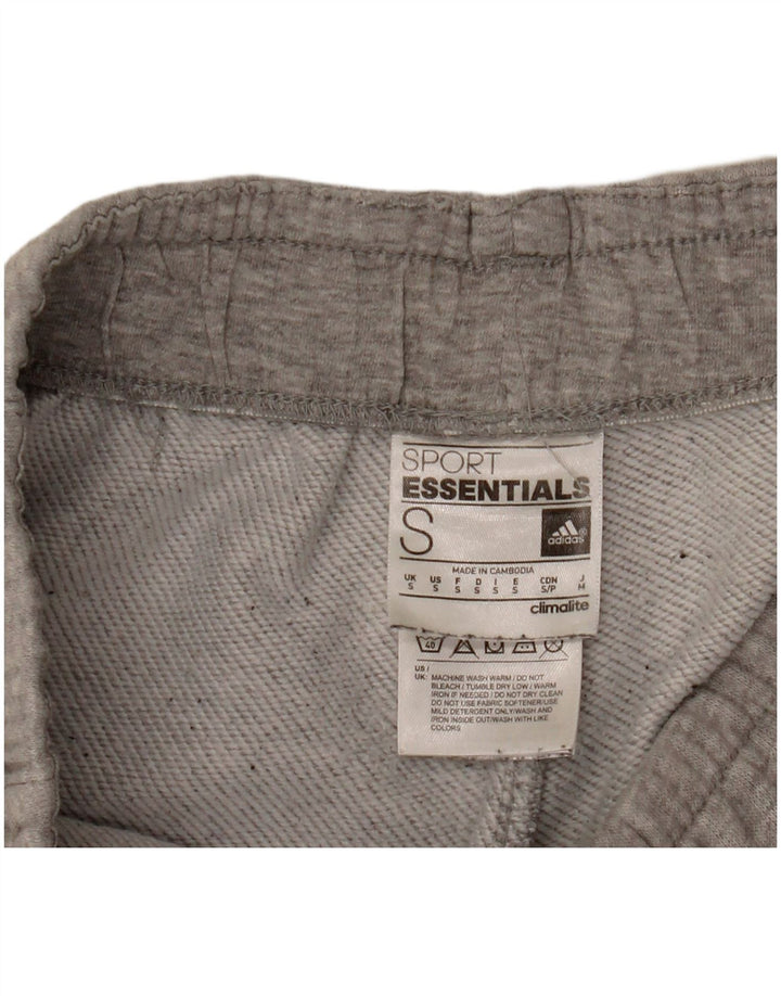 Adidas Mens Climalite Sport Shorts Pequeno Algodão Cinza