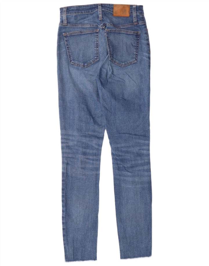 J. CREW Jeans skinny feminino desgastado W27 L30 azul