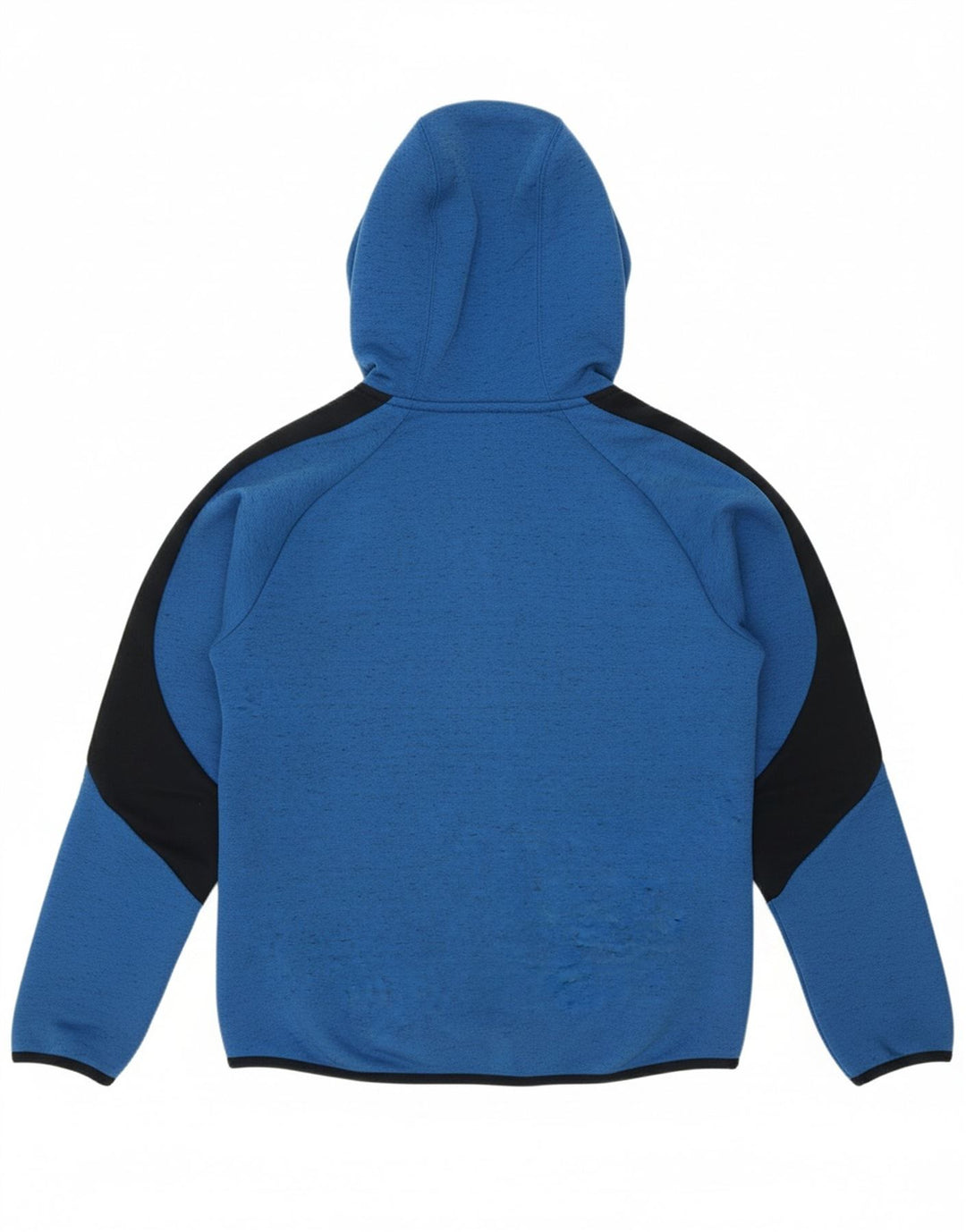 Suéter masculino PUMA com capuz e zíper pequeno azul colorblock algodão