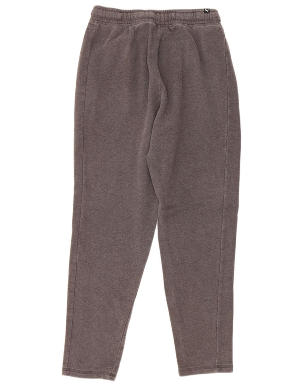 Calça de treino masculina Puma médio W32 L30 algodão cinza