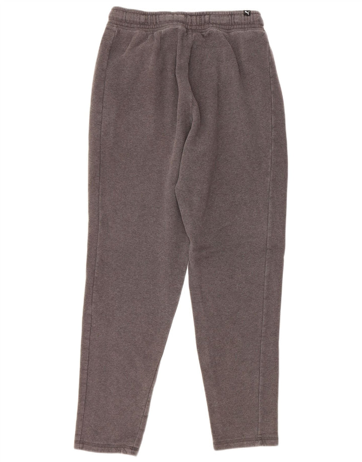Calça de treino masculina Puma médio W32 L30 algodão cinza