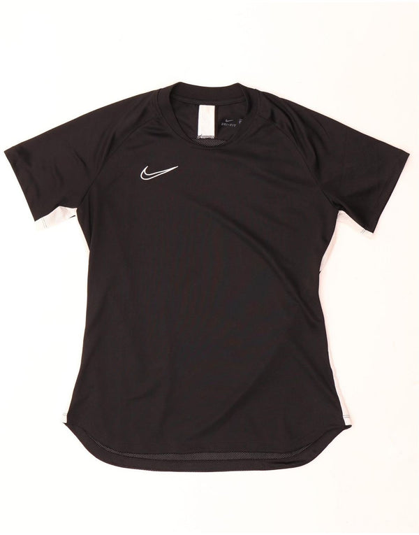 Nike Mens Dri Fit Tracksuit Top Médio Preto Colourblock
