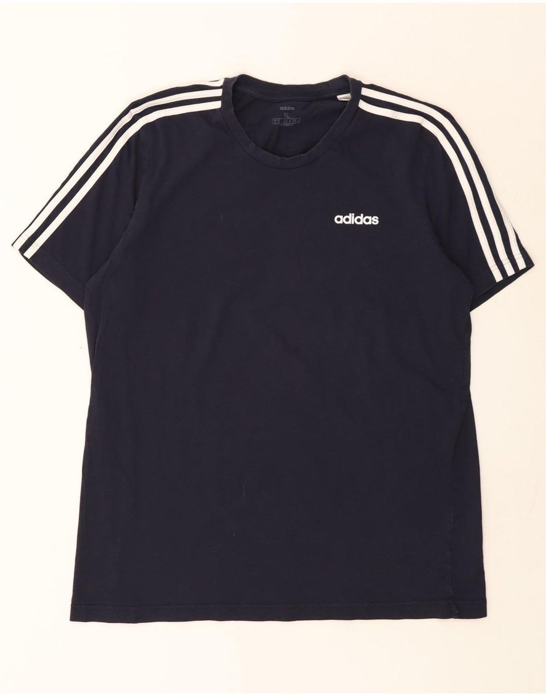Camiseta masculina Adidas Top XL azul marinho algodão