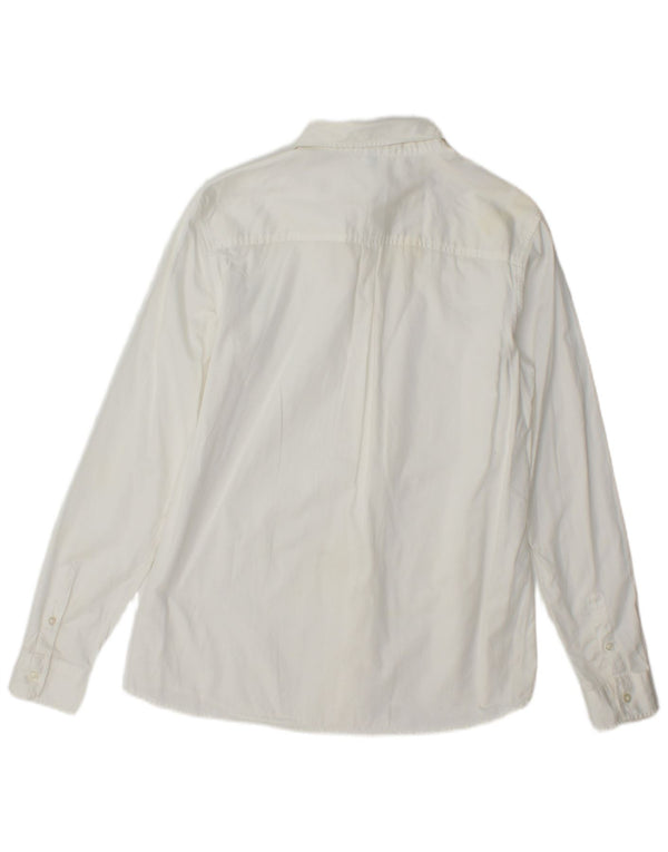 Camisa masculina Benetton pequena branca
