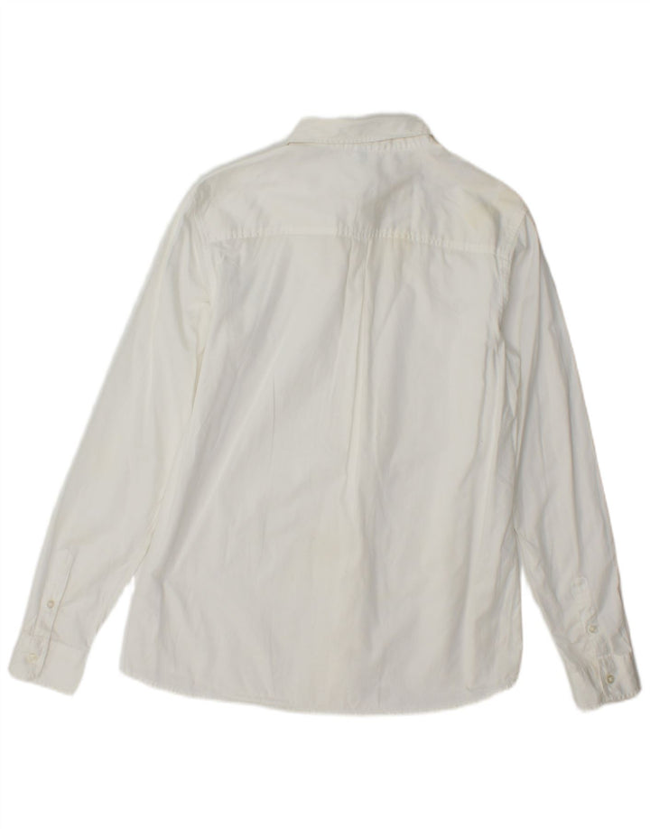 Camisa masculina Benetton pequena branca