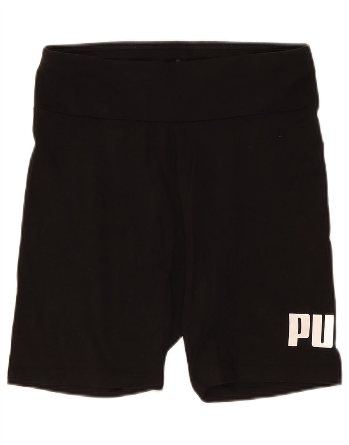 Shorts esportivos gráficos femininos Puma UK 12 médio preto