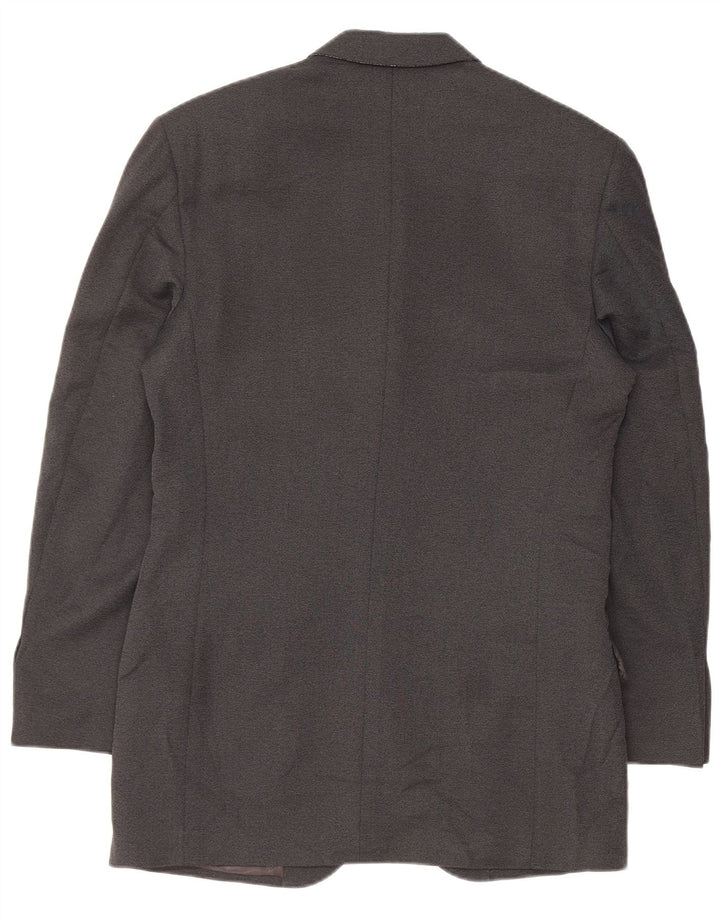 Jaqueta blazer masculina Carlo Pignatelli Longline 4 botões IT 48 cinza médio