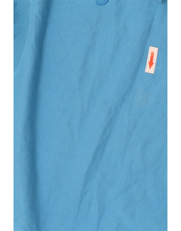 Adidas feminino manga curta oversized moletom jumper reino unido 10 pequeno azul