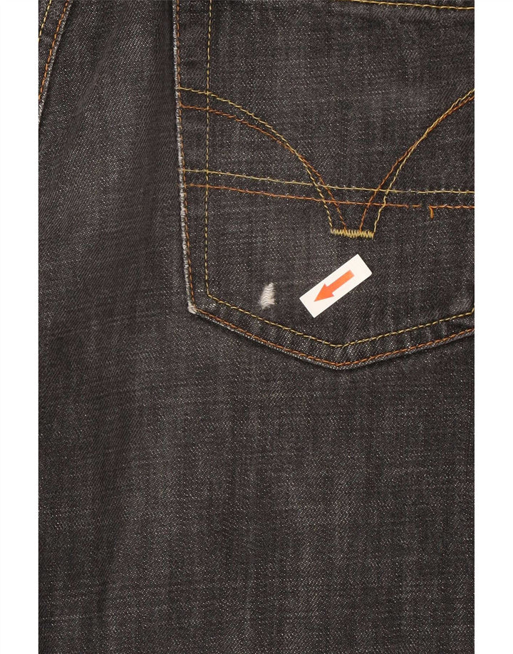 Casucci Mens Straight Jeans IT 46 Pequeno W32 L31 Algodão Preto