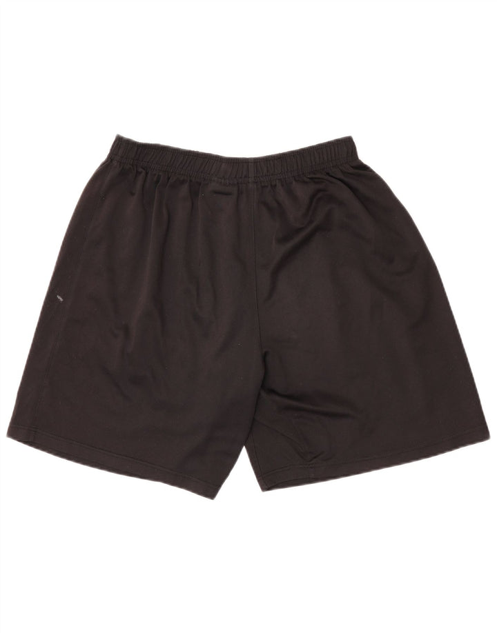 Shorts esportivos masculinos Umbro grandes pretos