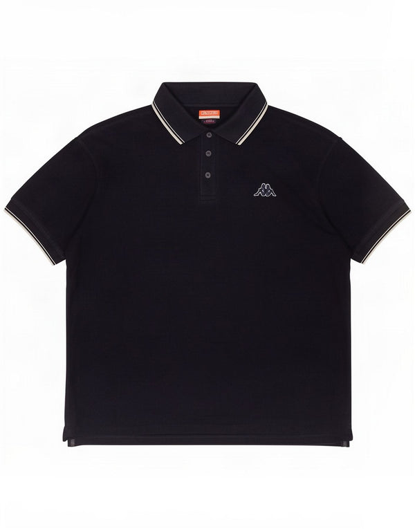 Camisa polo masculina Kappa XL algodão azul marinho