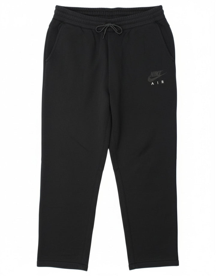 Calça de treino masculina Nike grande algodão preto