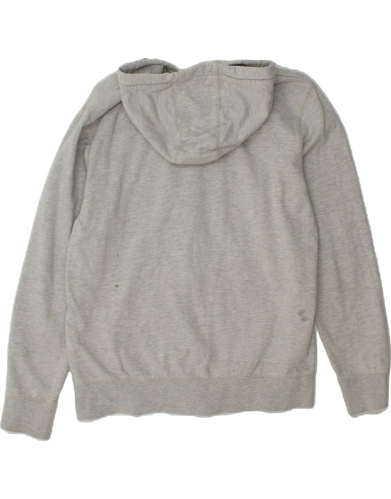 SCHOTT Womens Zip Hoodie Sweater UK 16 Large Grey Cotton Vintage Schott and Second-Hand Schott from Messina Hembry 