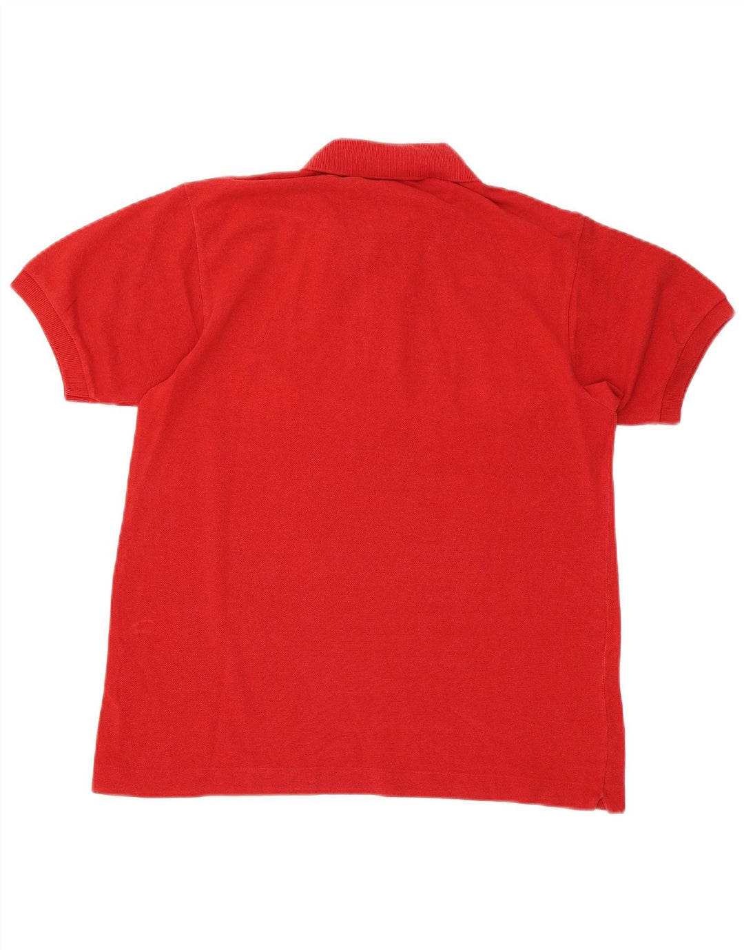 Camisa polo masculina Lacoste tamanho 4 médio algodão vermelho