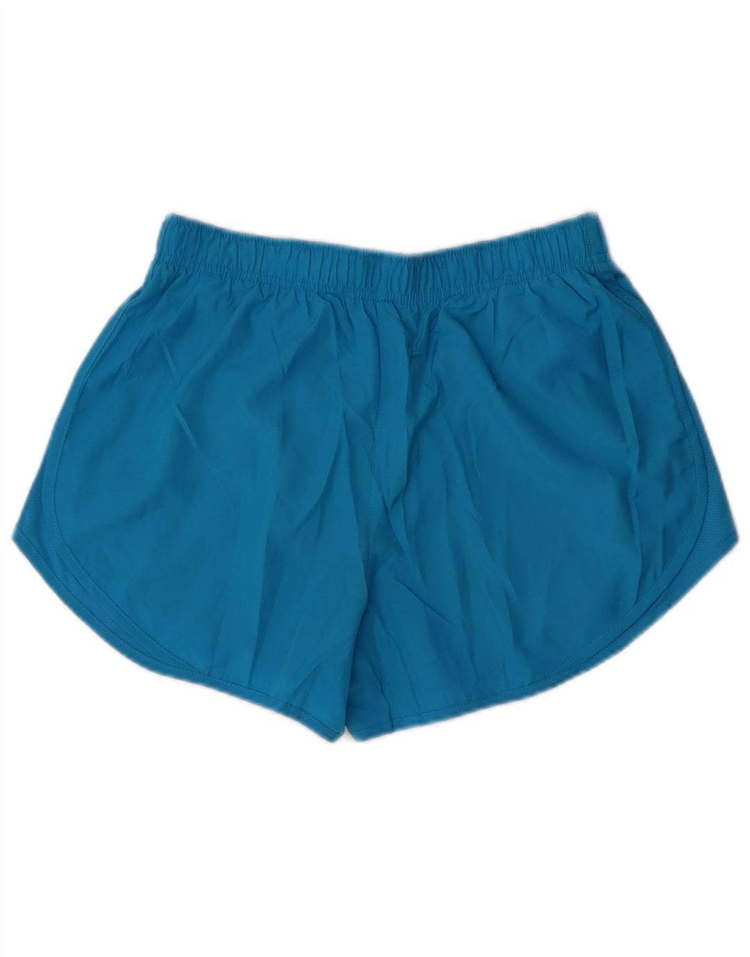 Shorts esportivos femininos NIKE Dri Fit UK 14 médio azul poliéster