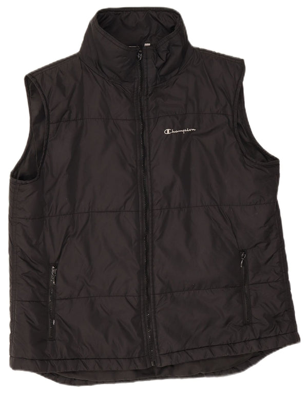 Colete acolchoado feminino Champion UK 18 XL preto nylon