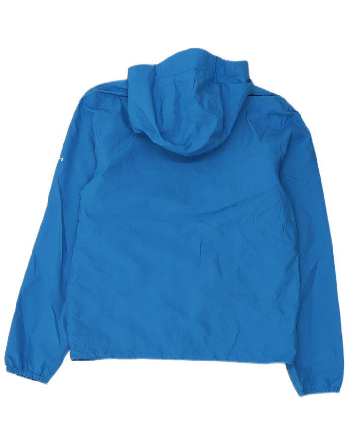 Adidas Mens Graphic Hooded Rain Jacket UK 34 XS Azul Poliéster