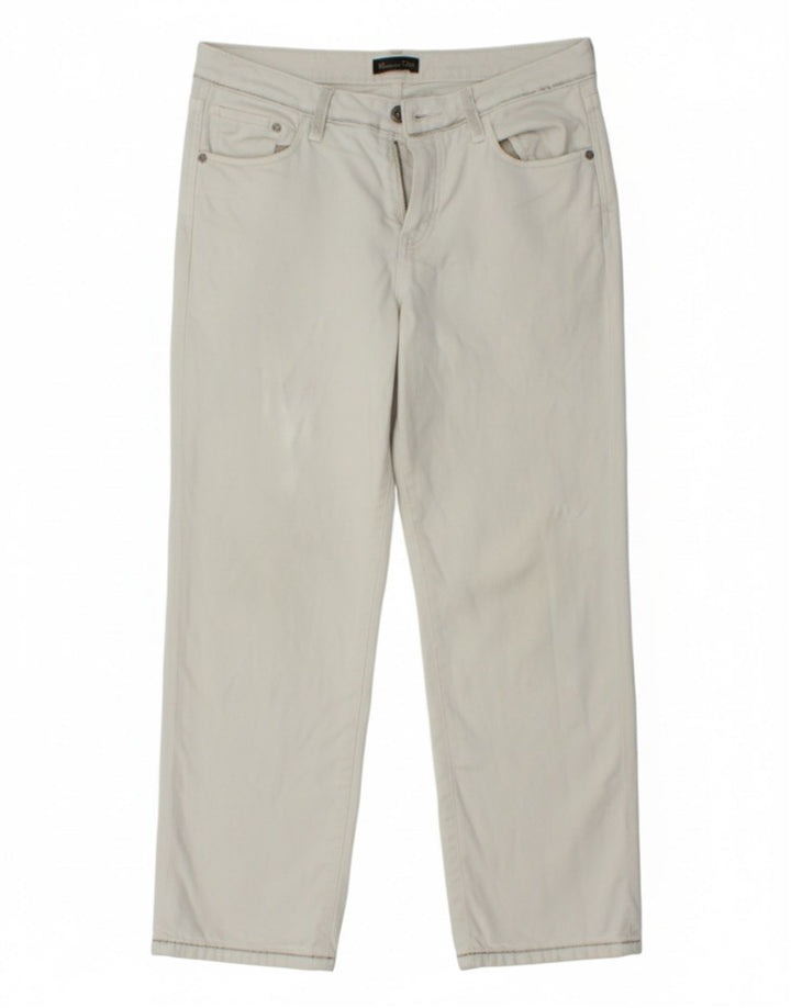 Calça jeans masculina MASSIMO DUTTI EU 40 médio W30 L26 branco