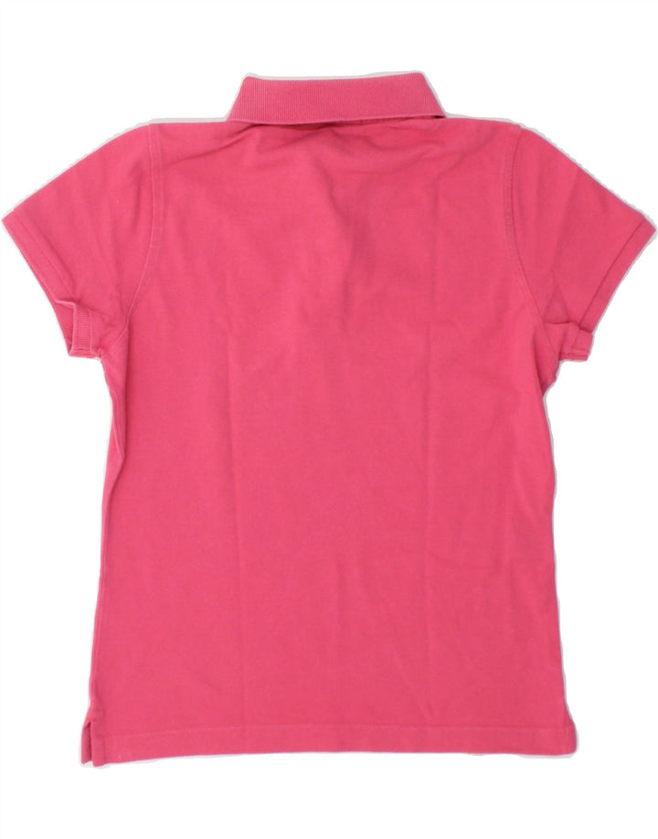 BARBOUR Womens Polo Shirt UK 10 Small Pink Cotton Vintage Barbour and Second-Hand Barbour from Messina Hembry 